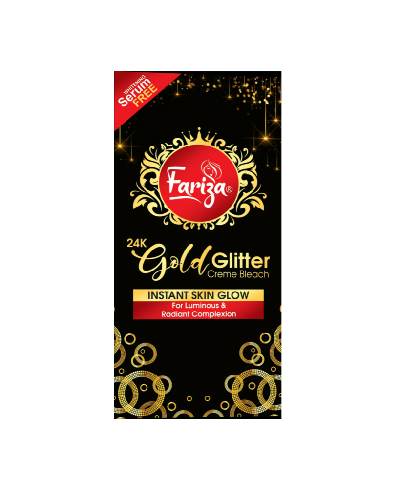 Fariza 24K Gold Bleach Cream Sachet Kit (Pack of 3)