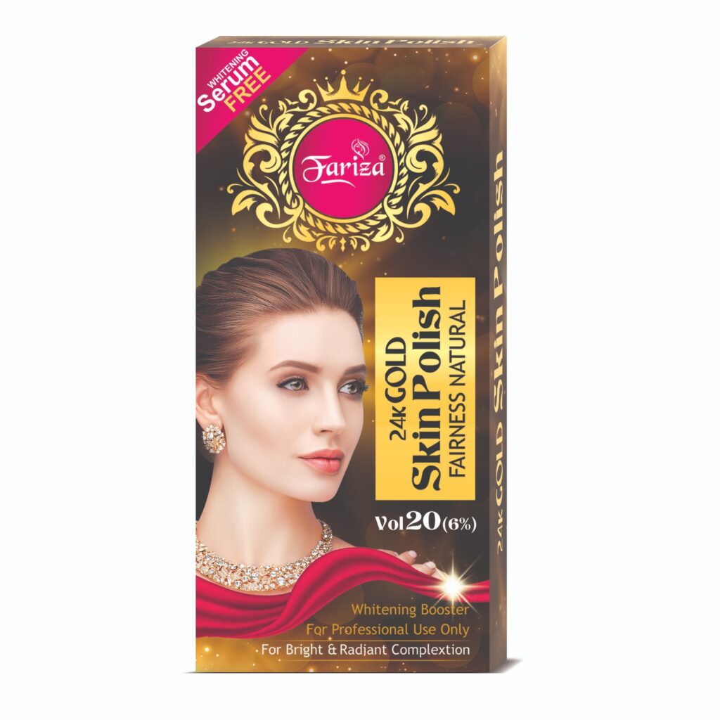 Fariza 24K Gold Skin Polish Sachet Kit (Pack of 3)