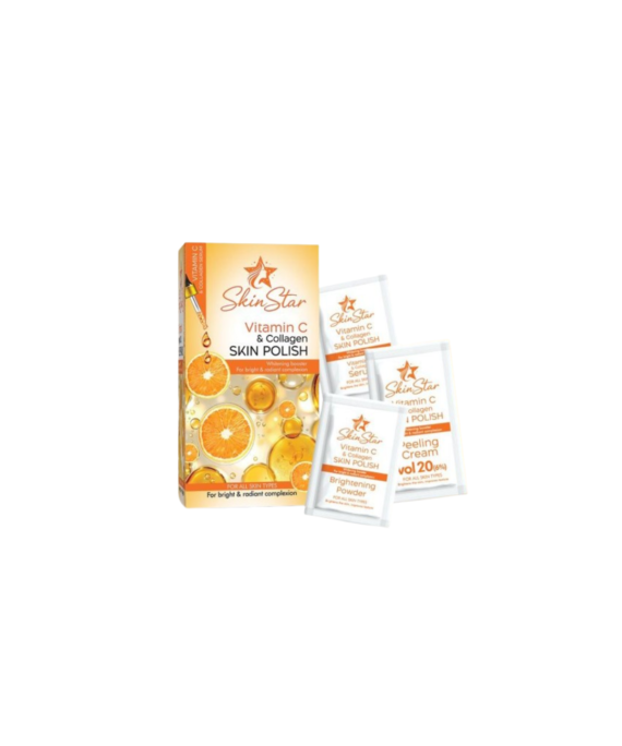 SKIN STAR Vitamin C & Collagen Skin Polish Sachet Kit